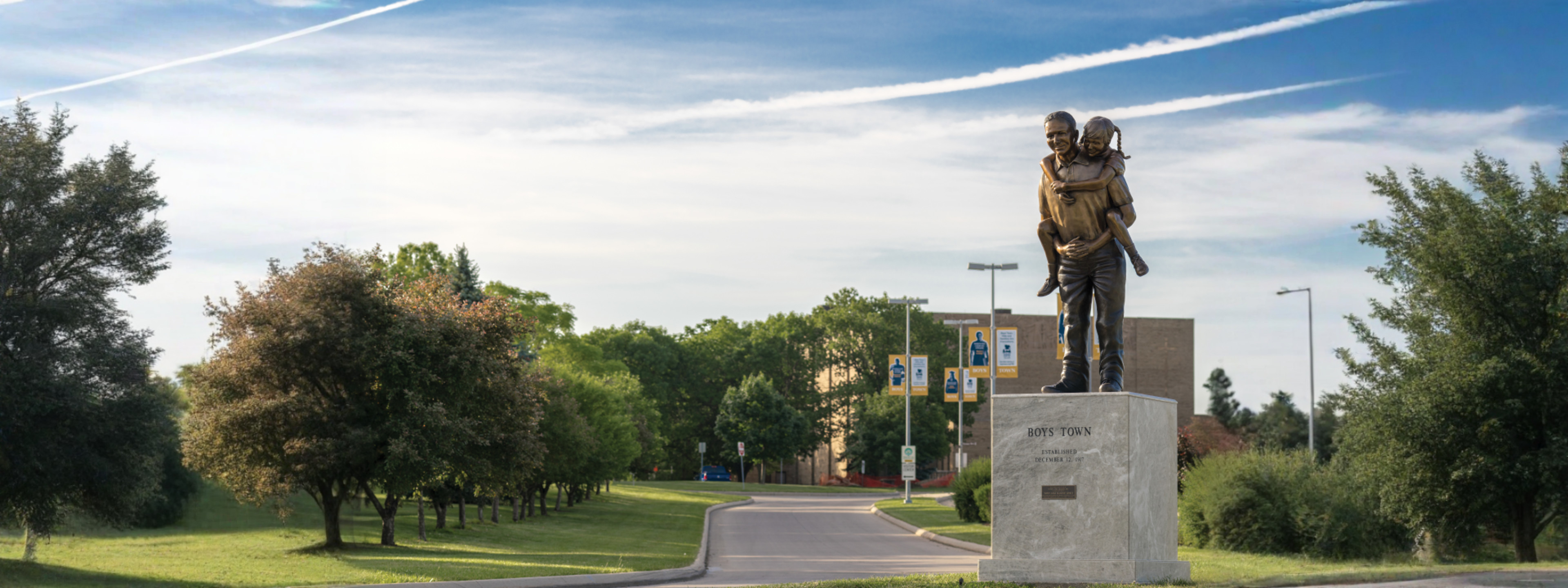 Boys Town home campus entrance