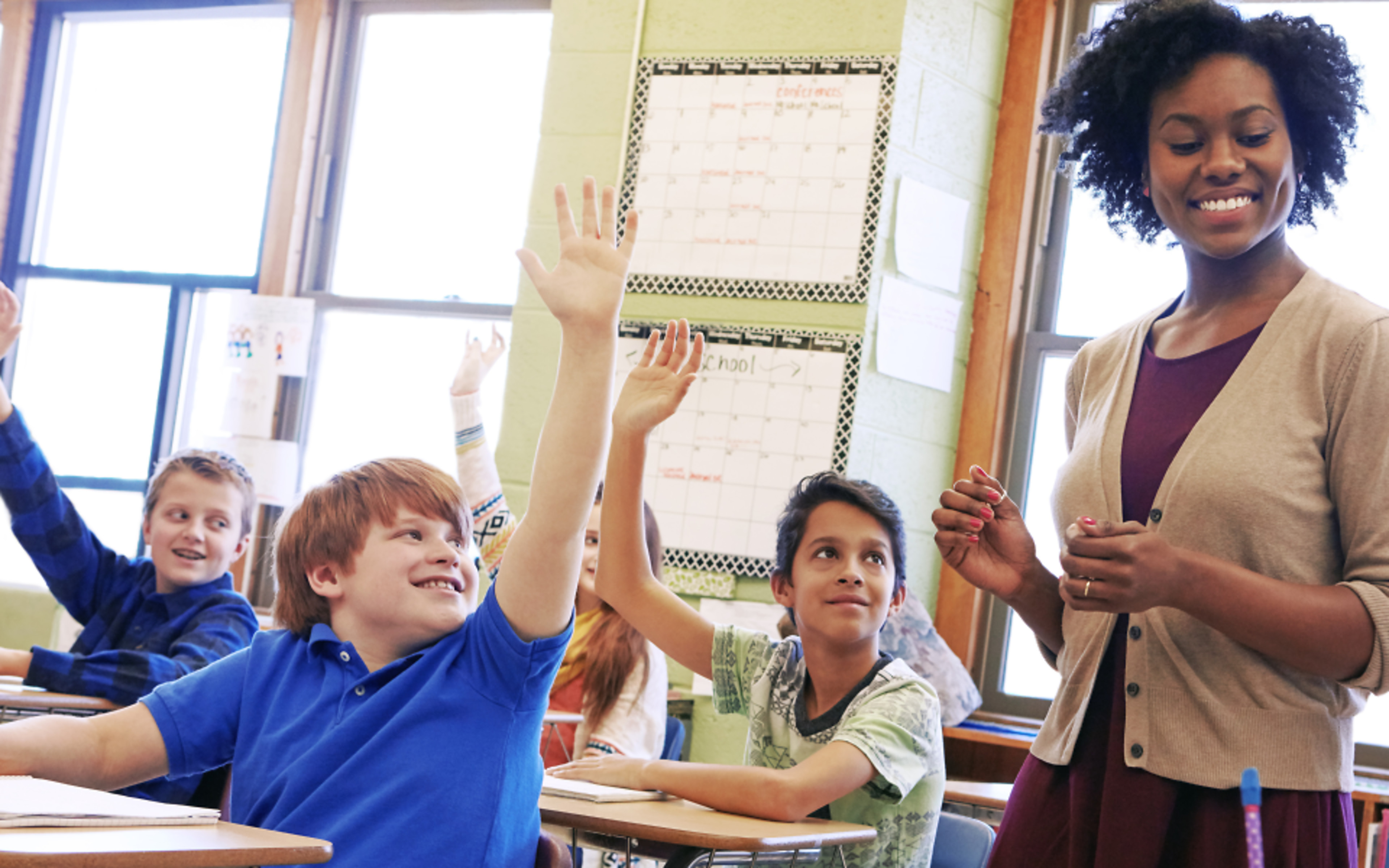Students in classroom