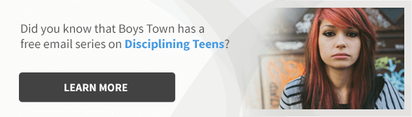 disciplining teens learn more graphic