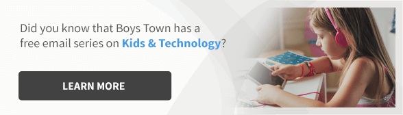 kids and technology track graphic